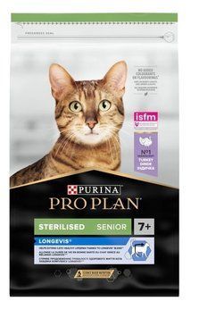 Сухий корм Purina Pro Plan Sterilised Senior 7+ для стерилізованих кішок з індичкою 10 кг (7613034989314) 000076770 фото