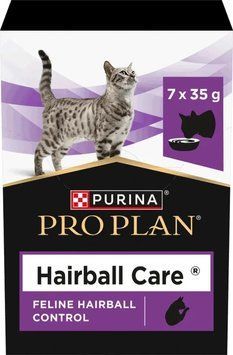 Корм для котів Pro Plan Hairball Care 7х35 г (8445292296885) 000088173 фото