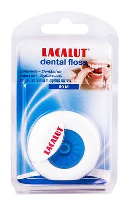 Зубна нитка Lacalut 50 м (4016369546536) В00283551 фото