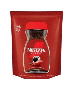 Кава Nescafe Classic розчинна гранульован 230 г . (8445291965751) 000088845 фото