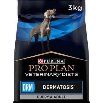 Сухой диетический корм Purina Pro Plan DRM Dermatosis для щенков и взрослых собак для поддержания функции кожи при дерматозах и чрезмерном выпадении. 000078874 фото