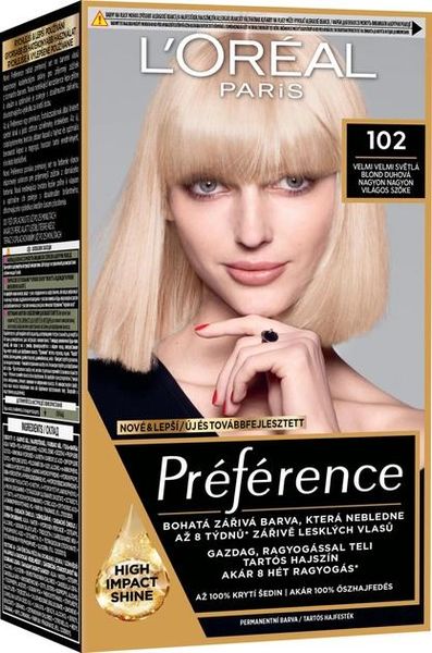 Краска для волос L'Oreal Paris Preference 102 Iridescent Pearl Blonde (3600521434772) В00315770 фото