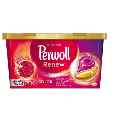 Капсулы для стирки Perwoll Renew Color для цветных вещей 12 шт (9000101569537) В00300707 фото