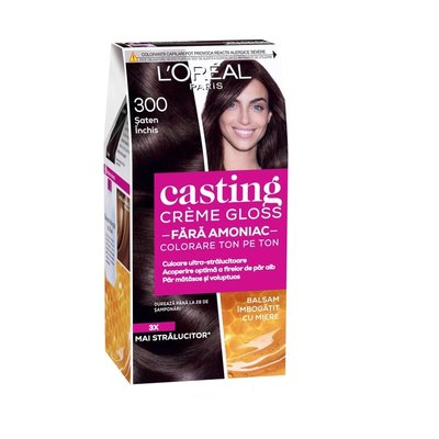 Крем-фарба для волосся без аміаку L'Oreal Paris Casting Creme Gloss 300 - Подвійний еспресо 120 мл (3600521249864) В00310454 фото