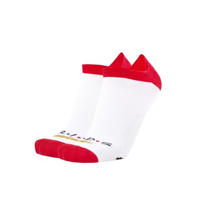 Жіночі бавовняні шкарпетки ТМ Дюна 5301р.23-25 білі мал. 3301 дюна, (4823094650052) В00292083 фото