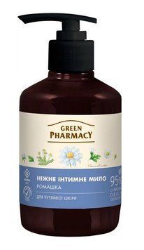 Жидкое интимное мыло Green Pharmacy Ромашка 370 мл (4823015907814) В00322248 фото