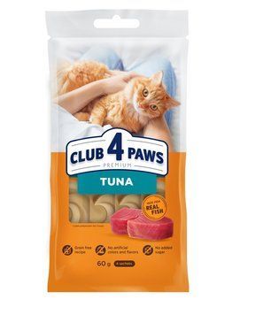Ласощі для котів Club 4 Paws з тунцем 4 шт. х 15 г. (4820269144781) 000084474 фото