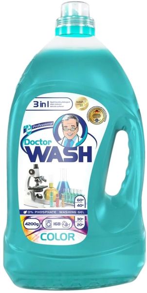 Гель для стирки Doctor Wash для цветных вещей 4.2 кг (4260637720283) В00279903 фото