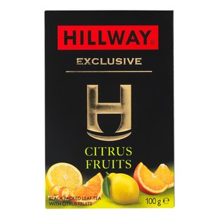 Чай Hillway Exclusive Citrus fruits чорний байховий листовий 100 г (8886300991116) 000079449 фото