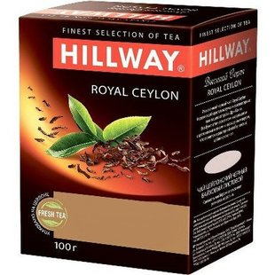 Чай Hillway Royal Ceylon Чорний листковий 100 г (8886300990034) 000020104 фото