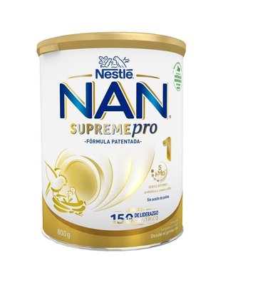 Суміш Nestle NAN Supreme Pro 1 з 5 олігосахаридами та лактобактеріями L з народження 800 г (7613035854444) В00290918 фото