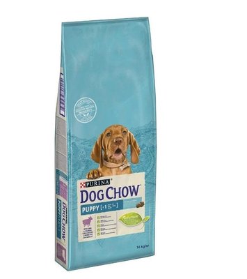 Сухий корм Dog Chow Puppy для цуценят з ягням 14 кг (7613034487872) 000030019 фото