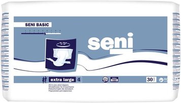 Підгузки для дорослих Seni Basic Extra Large 30 шт. (5900516693817) В00143381 фото