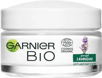 Дневной антивозрастной крем для восстановления упругости кожи лица Garnier Bio с маслом лавандина и гиалуроновой кислотой 50 мл (3600542264211) В00097553 фото