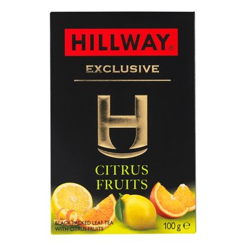 Чай Hillway Exclusive Citrus fruits черный байховый листовой 100 г (8886300991116) 000079449 фото