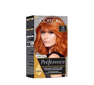 Фарба для волосся L’Oréal Paris Preference відтінок 74 Манго (3600521410370) В00003380 фото