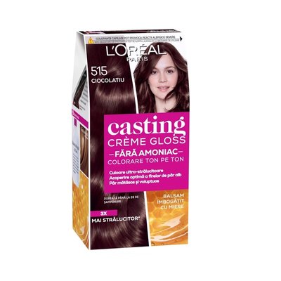 Фарба для волосся без аміаку L'Oreal Paris Casting Creme Gloss 515 - Морозний шоколад 120 мл (3600521249925) В00310511 фото