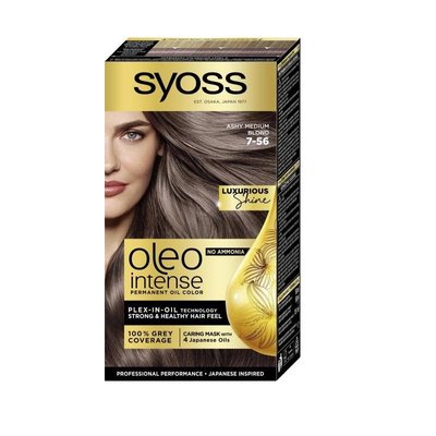 Фарба для волосся SYOSS Oleo Intense 7-56 Холодний Русявий 115 мл (9000101706086) В00301922 фото