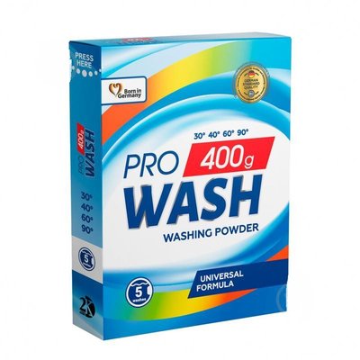 Порошок для прання Pro Wash універсальний 400 г (4262396140944) В00303531 фото