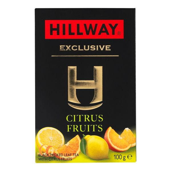 Чай Hillway Exclusive Citrus fruits чорний байховий листовий 100 г (8886300991116) 000079449 фото