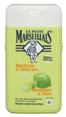 Гель для душу Le Petit Marseillais Мандарин лайм 250 мл.(3251241048482) В00155709 фото