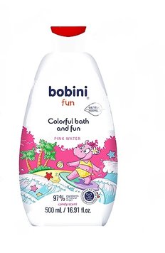 Гель для миття тіла Bobini Fun Рожева вода (5900931033441) 000077199 фото