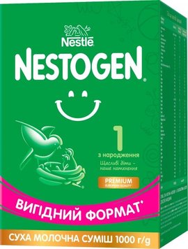 Смесь сухая молочная Nestogen1 с лактобактериями L.Reuteri для детей с рождения 1000 г (7613287103673) В00138602 фото