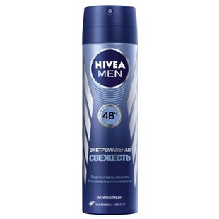 Дезодорант-антиперспірант Nivea Men Екстремальна свіжість з ментолом спрей 150 мл (4005808730407) В00279727 фото