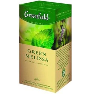 Чай зеленый Greenfield Green Melissa 25 х 1.5г (4823096802343) 000074811 фото