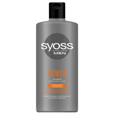 Шампунь Syoss Men Power с Кофеином для нормальных волос 440 мл (9000101277395) В00099097 фото