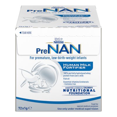 Обогатитель грудного молока PreNAN для поддержания роста недоношенных детей 1 г х 72 шт(76132871574160) В00304312 фото