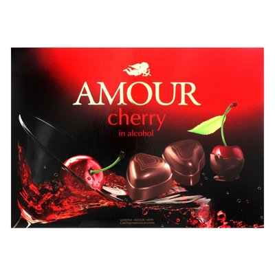 Цукерки Konti Amour Cherry 151 г (4823088603002) 000063816 фото