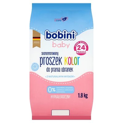 Порошок для прання Bobini Baby Color 1, 8 кг (4013356245946) 000063888 фото
