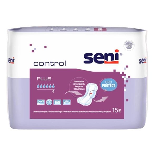 Прокладки урологические Seni Control Plus 15 шт (5900516695514) В00309467 фото