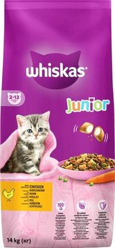 Сухой корм для котят Whiskas с курицей 14 кг (5900951014369) 000033684 фото