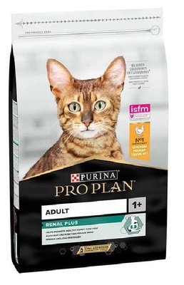 Сухий корм PRO PLAN Adult 1+ Renal Plus для дорослих котів, з куркою, 10 кг (7613036508032) 000076872 фото