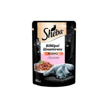 Влажный корм для кошек Sheba Selection in Sauce с лососем в соусе 85 г. (4770608257279) 000062624 фото