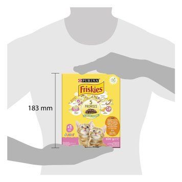 Сухий корм Purina Friskies Junior для кошенят, з куркою, молоком і овочами, 300 г. (7613031868360) 000071569 фото