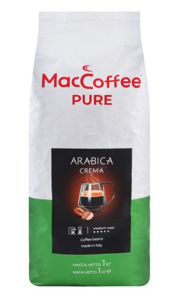 Кава MacCoffee Pure Arabica Crema натуральна смажена мелена 250 г (8887290146159) 000071742 фото