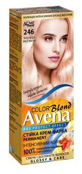 Стійка крем-фарба для волосся Avena Blond Color №246 Тала вода 133 мл (4823115502452) AD85 фото