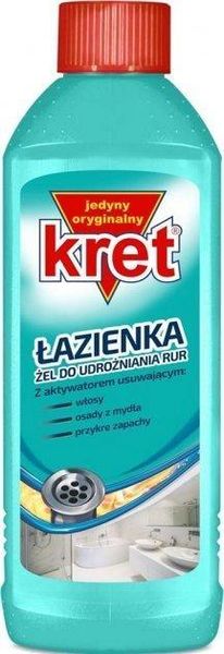 Гель для чистки труб и универсальный гель для чистки KRET 500 мл. (5900931019643) 000076520 фото