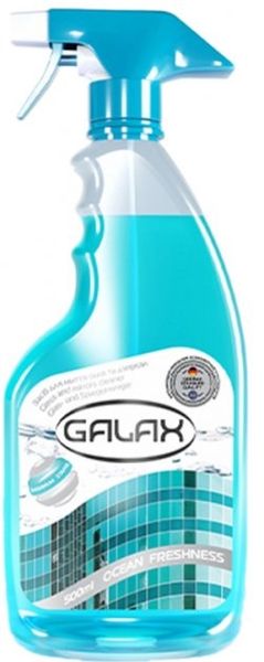 Средство для мытья стекла и зеркал Galax Океанская свежесть 500 мл пистолет (4260637724830) В00299650 фото