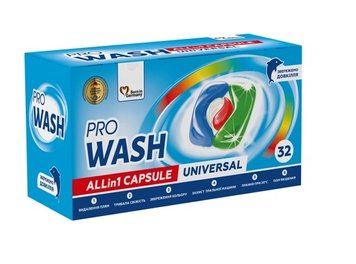 Капсулы для стирки Pro Wash 32 шт (4260637721952) В00299488 фото