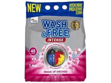 Стиральный порошок Wash&Free Магия орхидей 48 циклов стирки 2.4 кг. (4823128005650) В00339799 фото