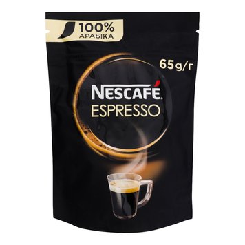 Кава розчинна Nescafe Espresso 65г (7613036644273) 000072413 фото