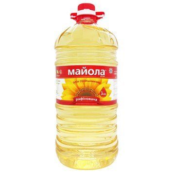 Олія соняшникова Майола Екстра рафінована 3 л. (4820060041913) 000088876 фото
