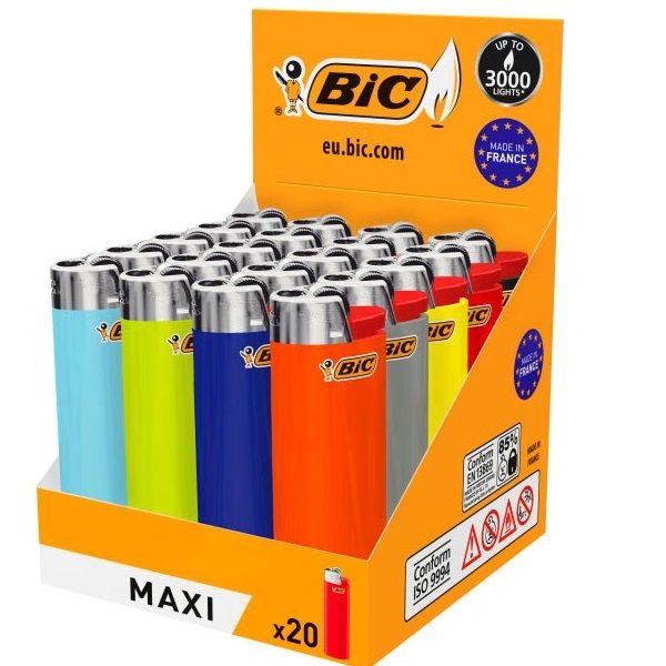 Набор зажигалок BIC J26 Maxi 20 шт (3086123720466) В00299804 фото