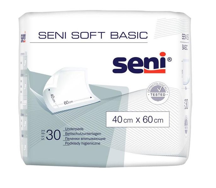 Пеленки для младенцев Seni Soft Basic 40х60 см 30 шт (5900516692292) В00189519 фото