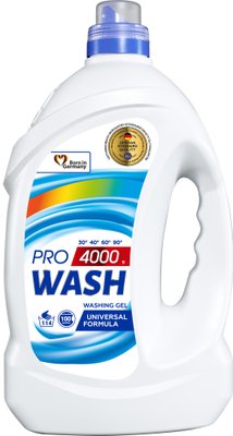 Гель для прання Pro Wash Універсальний 4 кг (4260637722119) В00299483 фото