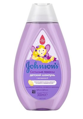 Шампунь для волосся Johnson's Baby Сильні локони дитячий 300 мл.(3574661427973) В00157173 фото